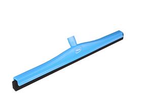 Vikan Wasserschieber blau 60 cm, mit weissem Gummi