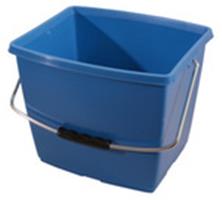 Eimer 12 Liter, rechteckig, rot 