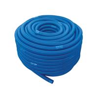 Tubo per piscina con distanza dei manicotti di 1,5 m, d38 PE blu, l=100,5 m