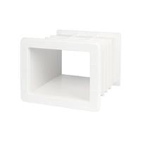Verlängerung für Skimmer Ocean M5 Edelstahleinsätze A4 ABS weiss
