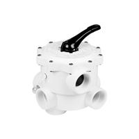Vanne de rétrolavage V6 ND SM20 3 2" ABS blanc Raccord fileté R 2" BSP MOP 3,5 bar NBR tpe