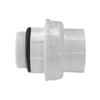 Übergangsverschraubung PVC weiss Klebemuffe-Außengewinde 50-2" metrisch/BSP PN10 EPDM