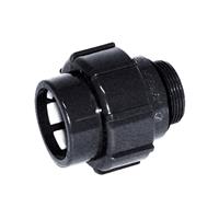 Übergangsverschraubung FlexFit DN50 PVC grau Klemm-Außengewinde 63-2" BSP PN4 + O-Ring Abd.