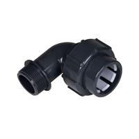 Übergangswinkel FlexFit 90° DN50 PVC grau Klemm-Außengewinde 63-2" BSP PN4