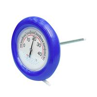 Thermomètre de piscine d= 18 cm bleu