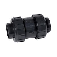Rückschlagventil S4 DN50 PVC grau PVCu Klebemuffe d63 metrisch PN16 EPDM