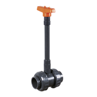 Griffverlängerung DN20/DN25 PVC grau - Griffkupplung - Wellenkupplung - Verlängerungsrohr