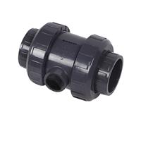Rückschlagventil S6 DN32 PVC grau PVCu Klebemuffe d40 metrisch PN16 EPDM