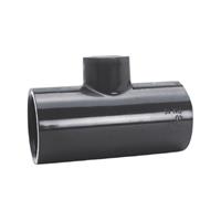 T-Stück 90° reduziert PVC grau Klebe 50-40 PN16