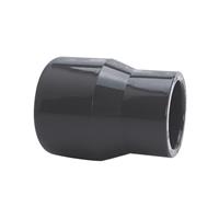 Reduktion lang PVC grau Klebemuff/Klebestutz-Klebemuff D=16, d=12, d1=10 PN16