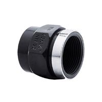 Übergangsmuffe verstärkt PVC grau Klebemuffe-Innengewinde 25-3/4" metrisch/BSP PN16