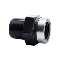 Reduziernippel verstärkt PVC grau Klebestutzen D/Innengewinde d40-1" PN16 