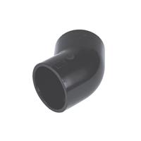 Winkel 45° PVC grau Klebe d125 PN16