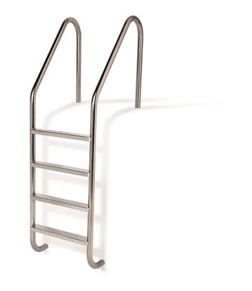 AQA Schwimmbadleiter Edelstahl (316L) 3 stufig