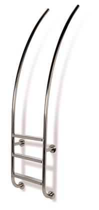 AQA Schwimmbadleiter Edelstahl (316L) 2 stufig