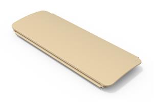 Lamellen 60x14, PVC Sandfarben, Material: Polyvinylchlorid