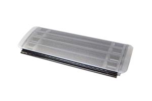 Lamellen 60x15, PCTR Silber Solar, Material: Polycarbonat im TRI- Extrusionsverfahren