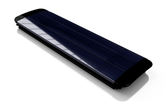 Lamellen 60x15, PCTR Solar, Material: Polycarbonat im TRI- Extrusionsverfahren