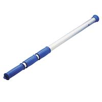 Teleskopstange 3 teilig 1,1 - 3,3 m, Aluminium silber eloxiert