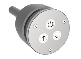 Piezo-Schalter mit Gehäuse rund, Inox Bedienfeld für Folien- und Einstückbecken - Set