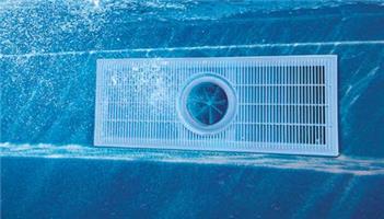 Hydrostar BGA 160 Poly für alle Beckenarten Abdeckgitter Inox LED