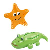 Aufblas-Kleintiere Seestern & Krokodil